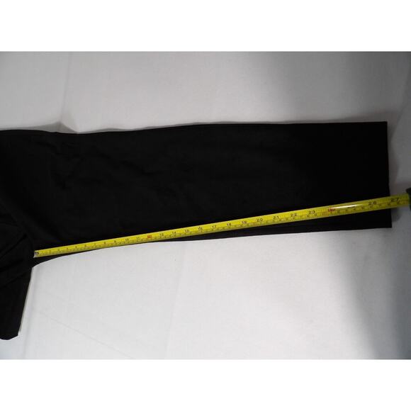 Talbots 14 Pant Faux Suede Black Pull On Tapered Ankle Stretch High Rise - Picture 6 of 14